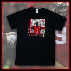 Deebo Samuel #1 DTF Black Tshirt #3 (Unisex)