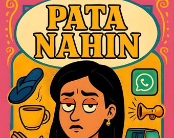 Pata Nahin Desi Art Print – Funny Indian Pakistani Decor