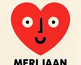 Meri Jaan – Cute Desi Love Print | Minimalist Urdu Hindi Wall Art | Digital Download