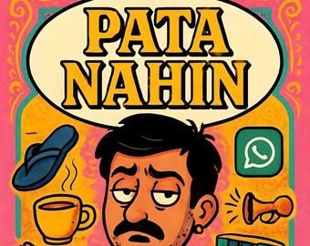 Pata Nahin Desi Art Print – Funny Indian Pakistani Decor