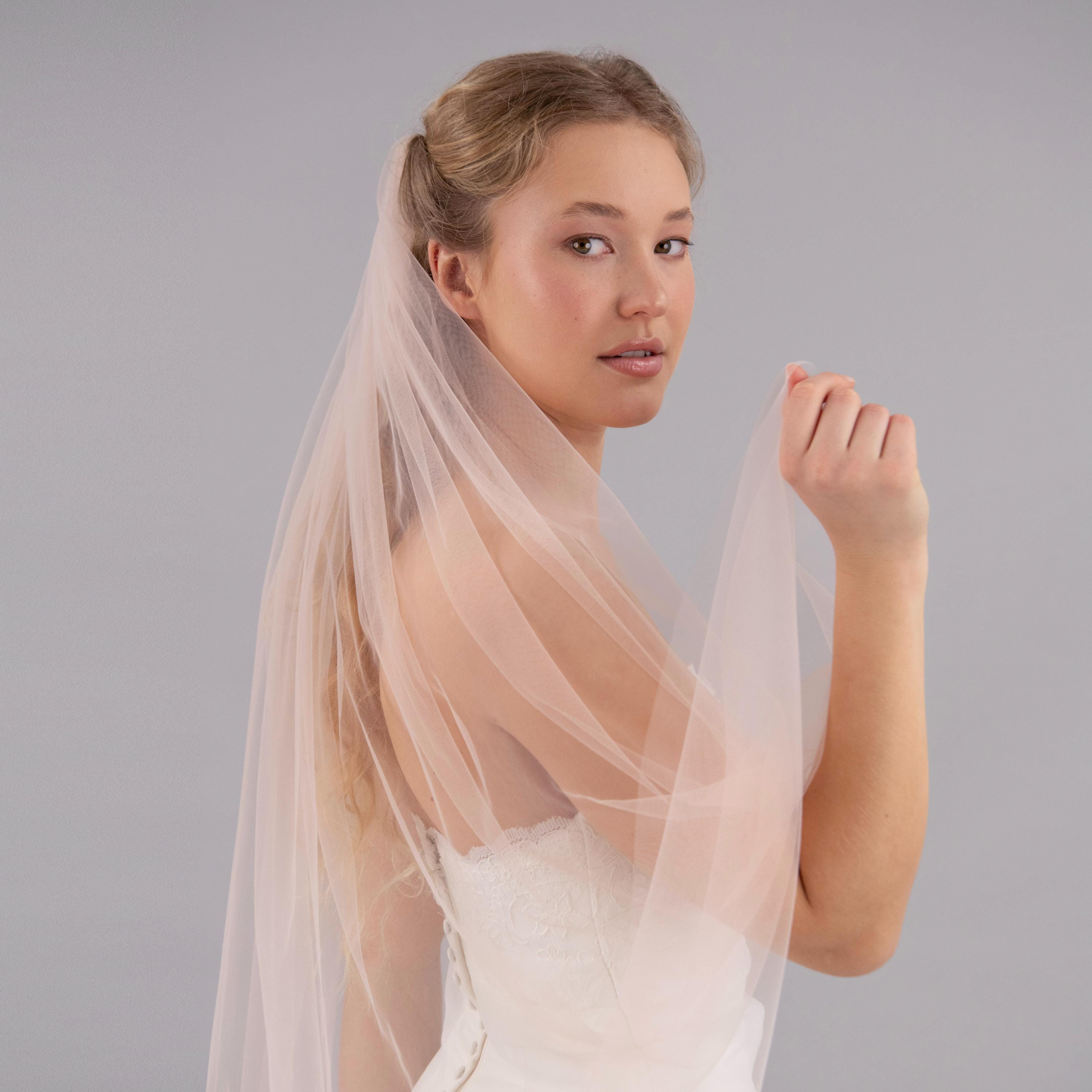 Blush Pink Veil - Etsy