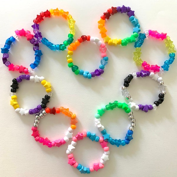 Pride LGBTQIA+ Kandi Beaded Bracelets