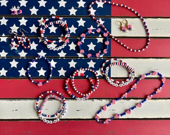 Patriotic Jewelry, America, USA, MAGA  and Trump jewelry
