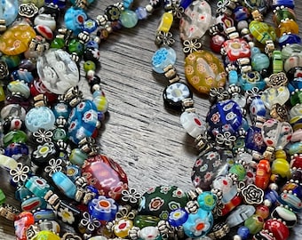 Beautiful Italian Millefiori Jewelry, Perfect for any occasion!