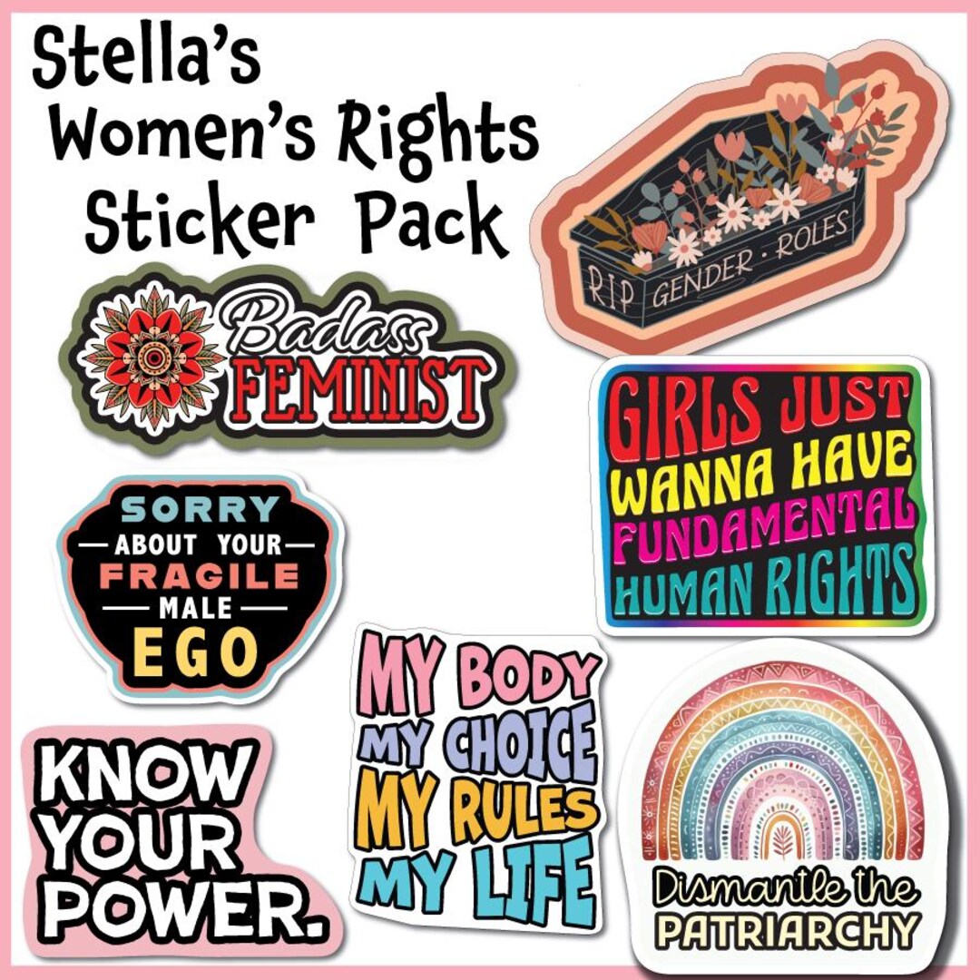 Women's Rights Sticker 7- Pack - Etsy