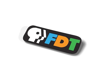 PBS-Themed Anti-Trump Sticker: Weatherproof Vinyl Decal