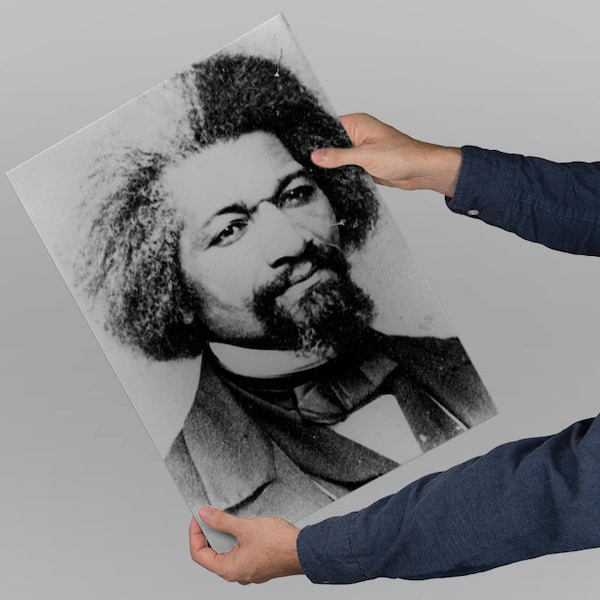 Frederick Douglass High Resolution Black History Month Poster Juneteenth Civil Rights Abolitionist Slavery