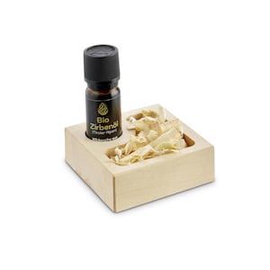 Exclusive pine block with organic pine oil / 10 ml / pine bag / handmade / sustainable / relaxation and peace / room fragrance / gift