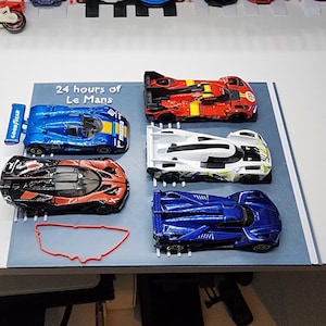 Diecast Le Mans Display - 5 car