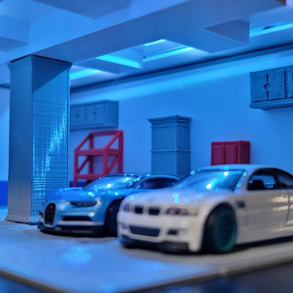 Diecast Diorama with LEDs - 3d print files