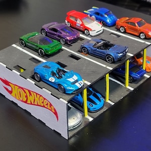 Gegoten parkeergarage - 20 auto's - schaal 1/64 - SVG PDF DXF