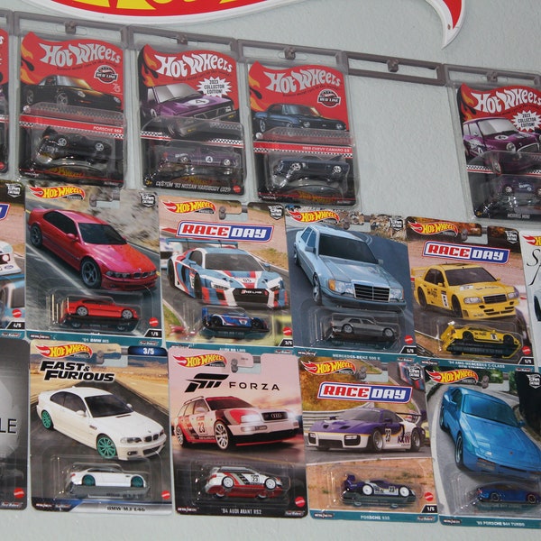 Hot Wheels Modular Wall Display (20pcs) **3/25 New Color**