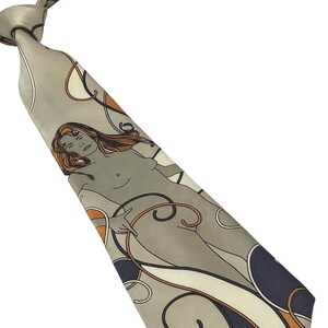 Men's Tie Vintage 1960s Neckties for Men 1930s Necktie 1940s Swing Ties 1950s Cravat Wide Rockabilly Pinup Girl Funky Mod Pop Art 54X4.2"