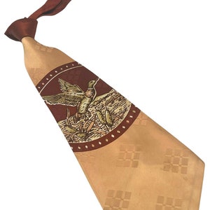 Men's Tie Vintage 1940s Neckties for Men 1930s Necktie 1920s Swing Ties 1950s Cravat Wide Rockabilly GOLDENCRAFT 50X4.2" Mens Clothing Gift