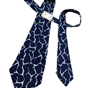 40s 50s Swing Tie Arrow Abstract Print