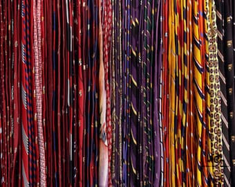 50X Neckties for Men Vintage Men's Tie Neck Ties Lot Cutter Craft Quilting Hobby Necktie Tie Mens Clothing Gift