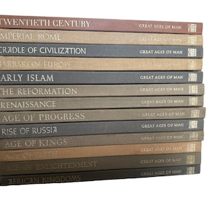 Tolles Ages of Man Time Life Buch Set von 13 Bänden Hardcover SEHR GUT