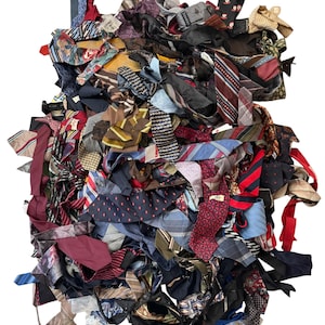 230X Men’s Vintage Clip-On Tie Lot | MCM Boys Neckties Silk Polyester Mix