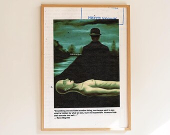 Lithographie Signée René Magritte - Météo Améliorée - Certificat SPADEM Paris
