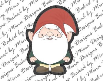 Gnome Cookie Cutter STL File | digital download | digital file