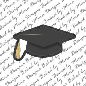 Graduation Cap Cookie Cutter STL File | digital download | digital file