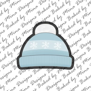 Winter Hat Cookie Cutter STL File | digital download | digital file