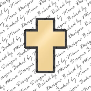 Kreuz-Ausstechform STL-Datei | digitaler Download | digitale Datei | Taufe