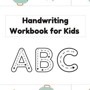 Handwriting Practice Workbook for Kids