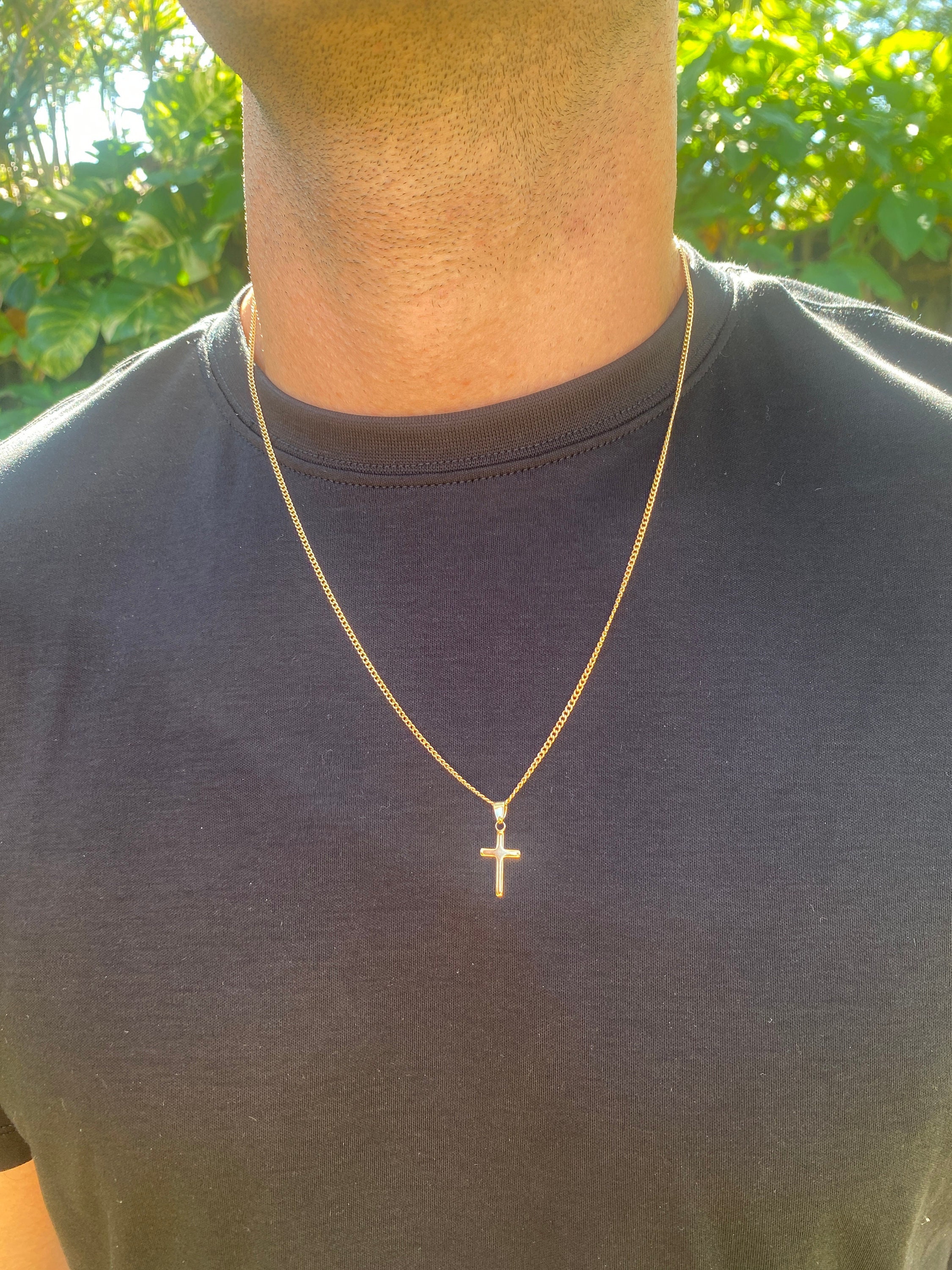 Men Cross Necklace Etsy Singapore