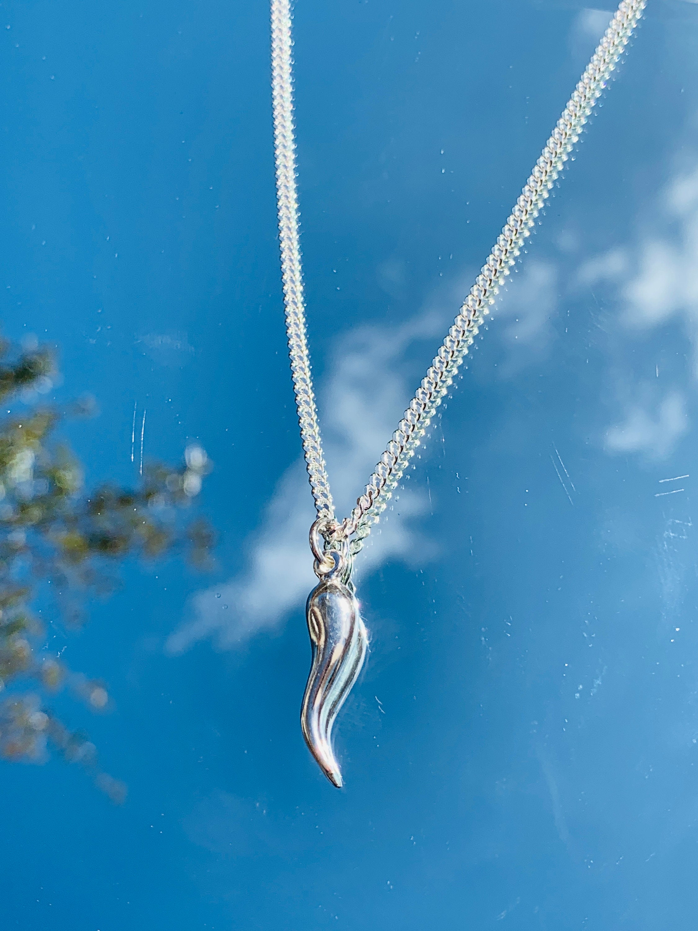 corno necklace silver LORO ENOF ロロ Sterling Silver 