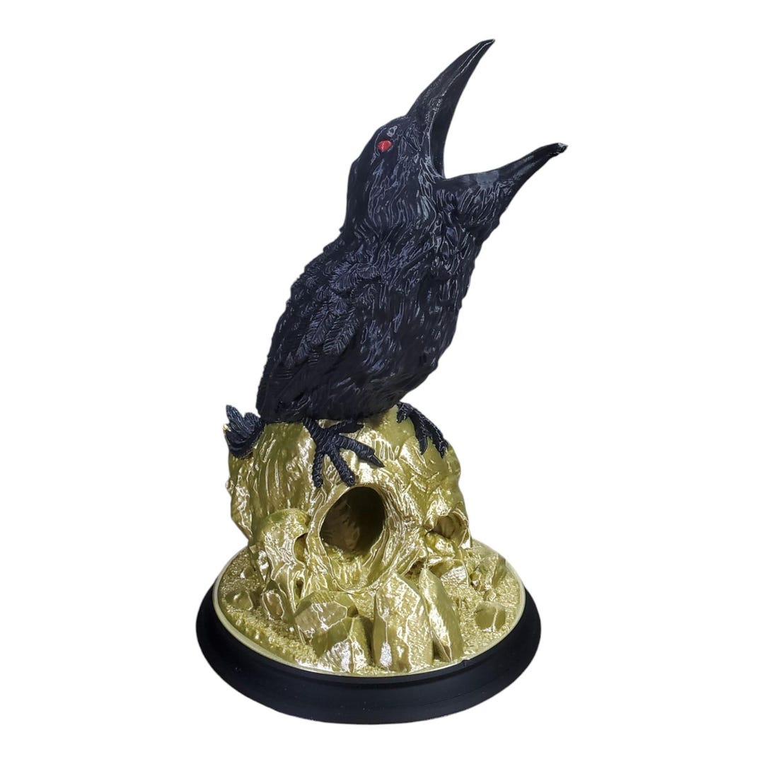Raven and Skull Dice Tower for Tabletop RPG DND Dungeons & Dragons, RPG ...