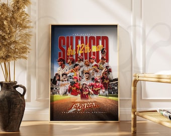College Station Baseball Poster | “Silenced the 12th Man” Sports Wall Art Print