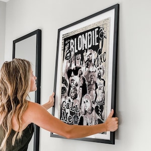 Blondie Call Me Art Print – Vintage Rock Poster, Pop Punk Wall Decor