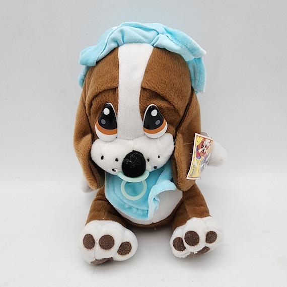 Vintage Nanco Sad Sam Plush Puppy 8