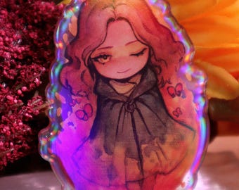 2.5" Melina Holographic Acrylic Charm | ELDEN RING | SOULSBORNE