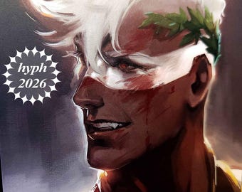 Ares, Hades II - 5 x 7" Pearlescent Art Postcard, Supergiant Games Hades 2