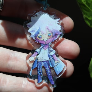 Dabi 2.5&quot; Glitter Acrylic Charm/Holo Sticker