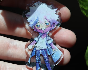 Dabi 2.5" Glitter Acrylic Charm/Holo Sticker