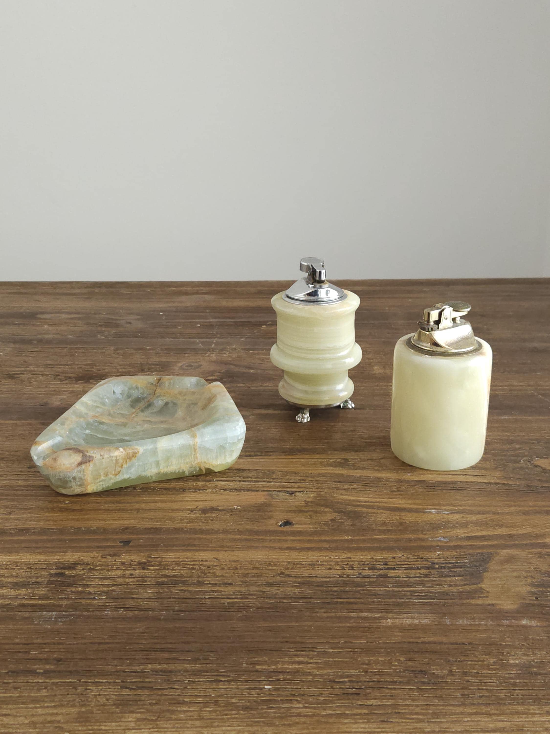 Set Aus 4 Marmorierten Zigaretten-Löschern – Sofortige Glutlöschung, Vintage-Design
