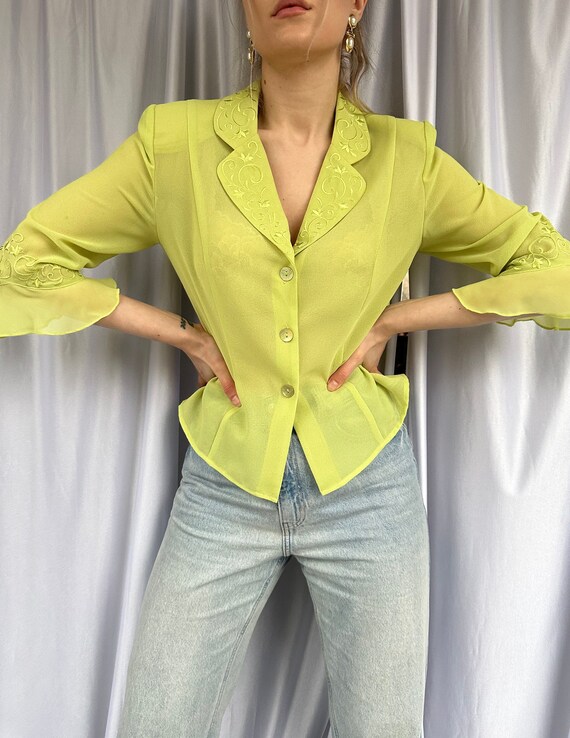 Yellow see hotsell through shirt