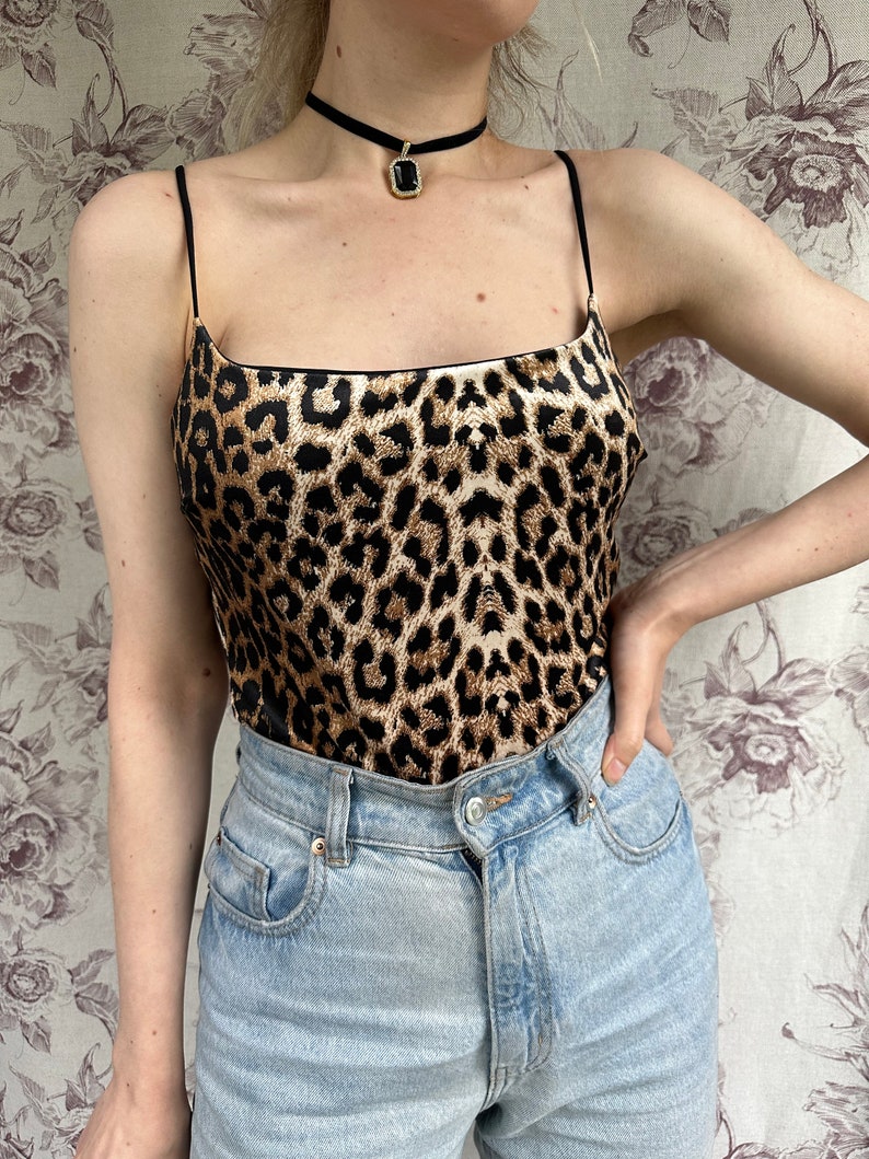 Choupette White Animal Printed Bodysuit
