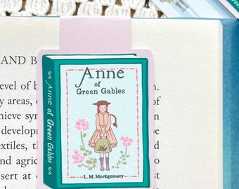 Anne of Green Gables Magnetic Bookmark: Hand-Drawn Book Lover Gift