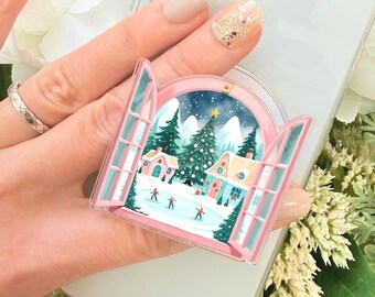 Winter Window Magnetic Phone Grip | Kindle Grip | MagSafe Compatible
