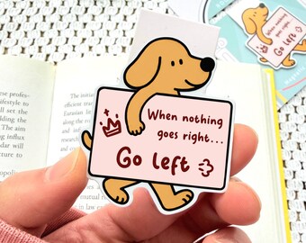 Funny Magnetic Bookmark | Motivational Quote | Book Lover Gifts