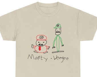 Marty and Weegee shirt | Cute silly meme t-shirt for people who like video games or something idk