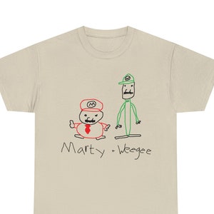 Marty and Weegee shirt | Cute silly meme t-shirt for people who like video games or something idk