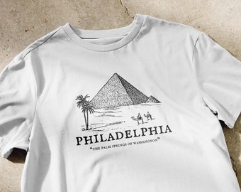 Pyramids of Philadelphia tshirt | weird shirt, oddly specific t-shirt, funny meme tee