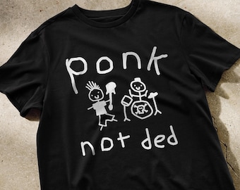 Ponk not ded shirt | yeah i still dont own a mouse deal with it nerds punk t-shirt, hardcore shirts, metal shirt, death metal tee, funny tee