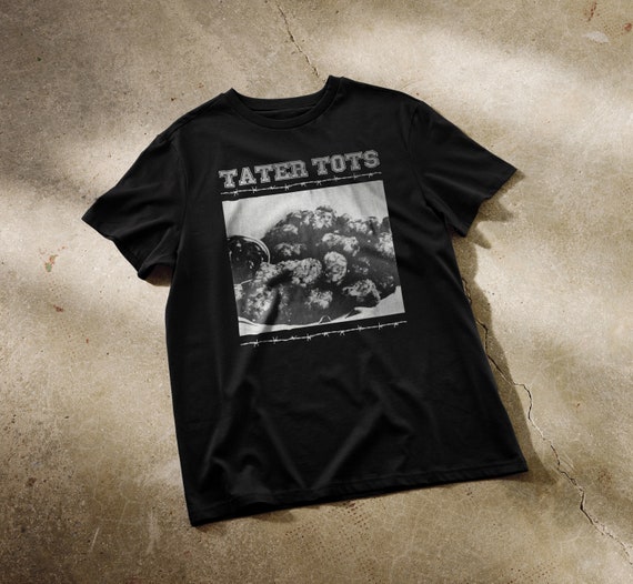 Tater Tots Hardcore Shirt | punk shirts, death metal t-shirt, band merch, ironic shirts, funny shirts, meme shirt, food tee