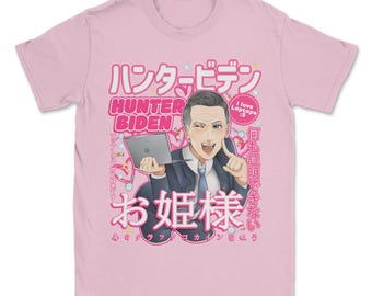 Hunter Biden-Chan Shirt | anime shirt, manga tshirt, kawaii tshirts, cute kawaii gift, gifts for her, joe biden shirt, japan japanese tee
